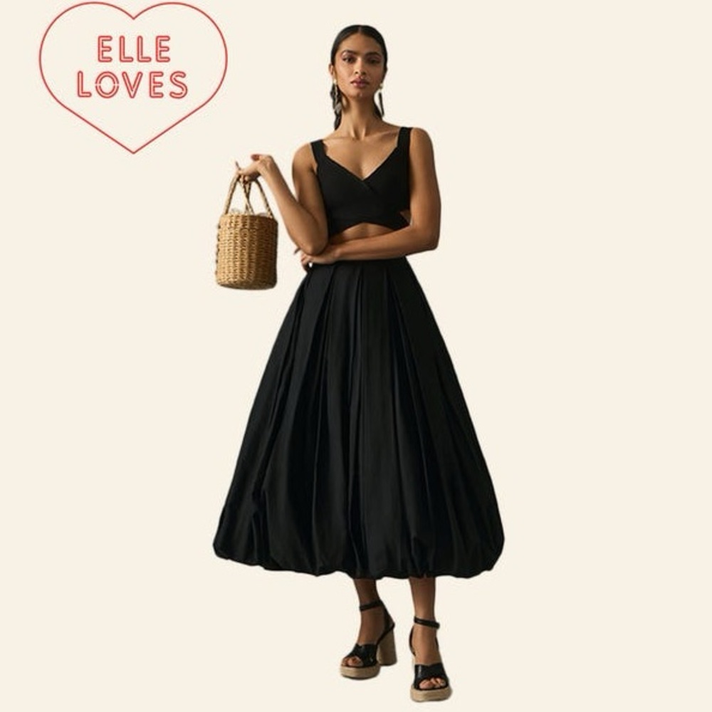 NWT Anthropologie HUTCH Peplum Voluminous Balloon Maxi Skirt 📐10 Retail $248 - Picture 11 of 11
